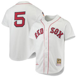 Nomar Garciaparra Boston Red Sox White 1997 Cooperstown Collection Jersey - All Stitched