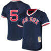 Nomar Garciaparra Boston Red Sox Navy Cooperstown Collection Jersey - All Stitched