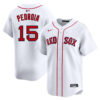 Dustin Pedroia Boston Red Sox White Home Limited Jersey - All Stitched