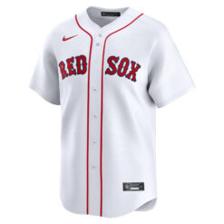 Alternative view of Dustin Pedroia Boston Red Sox White Home Limited Jersey - All Stitched