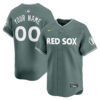Custom Boston Red Sox Green City Connect Theme Jersey - All Stitched