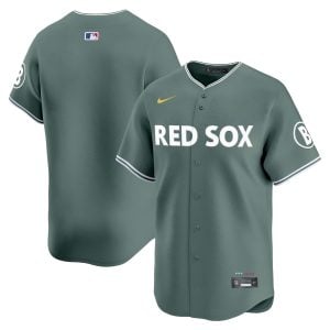 Boston Red Sox Green City Connect Theme Jersey - All Stitched