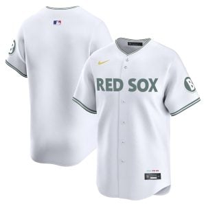Boston Red Sox White City Connect Theme Jersey - All Stitched