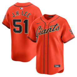 Jung Hoo Lee San Francisco Giants Orange Alternate Limited Jersey - All Stitched