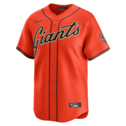Alternative view of Jung Hoo Lee San Francisco Giants Orange Alternate Limited Jersey - All Stitched