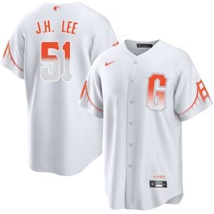 Jung Hoo Lee San Francisco Giants White City Connect Jersey - All Stitched