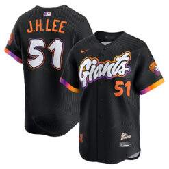 Jung Hoo Lee San Francisco Giants Anthracite 2025 City Connect Limited Jersey - All Stitched