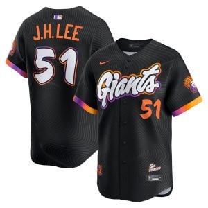 Jung Hoo Lee San Francisco Giants Anthracite 2025 City Connect Limited Jersey - All Stitched