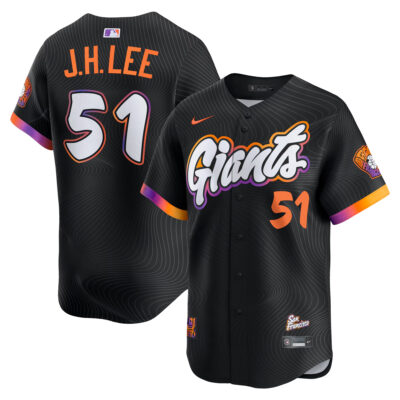 Jung Hoo Lee San Francisco Giants Anthracite 2025 City Connect Limited Jersey - All Stitched
