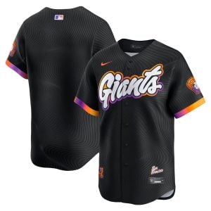 San Francisco Giants Anthracite 2025 City Connect Limited Jersey - All Stitched