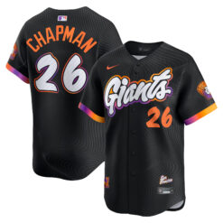 Matt Chapman San Francisco Giants Anthracite 2025 City Connect Limited Jersey - All Stitched