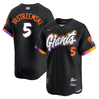 Mike Yastrzemski San Francisco Giants Anthracite 2025 City Connect Limited Jersey - All Stitched