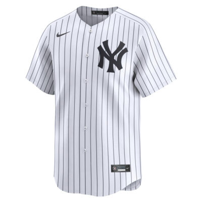 Alternative view of Derek Jeter New York Yankees White Home Limited Jersey - All Stitched