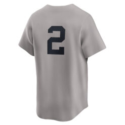 Derek Jeter New York Yankees Grey Cooperstown Collection Jersey - All Stitched