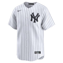 Alternative view of Derek Jeter New York Yankees White Home Limited Jersey - All Stitched