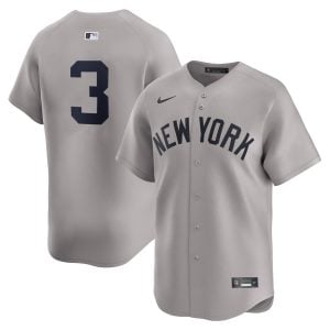 Babe Ruth New York Yankees Grey Road Limited Jersey - All Stitched