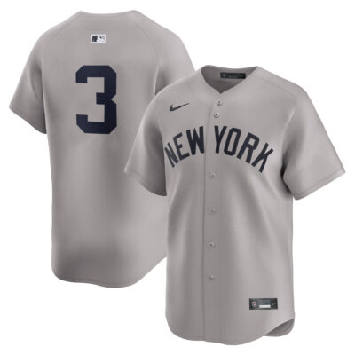 Babe Ruth New York Yankees Grey Road Limited Jersey - All Stitched