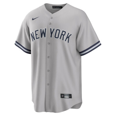 Alternative view of Babe Ruth New York Yankees Grey Alternate Jersey - All Stitched