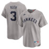 Babe Ruth New York Yankees Grey Cooperstown Collection Jersey - All Stitched
