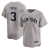 Babe Ruth New York Yankees Grey Road Limited Jersey - All Stitched
