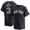 Babe Ruth New York Yankees Navy Alternate Limited Jersey - All Stitched