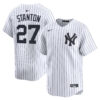 Giancarlo Stanton New York Yankees White Home Limited Jersey - All Stitched