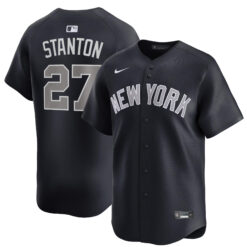 Giancarlo Stanton New York Yankees Navy Alternate Limited Jersey - All Stitched