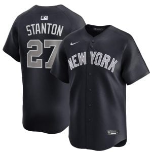 Giancarlo Stanton New York Yankees Navy Alternate Limited Jersey - All Stitched