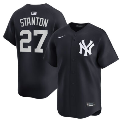 Giancarlo Stanton New York Yankees Navy 2nd Alternate Limited Jersey - All Stitched