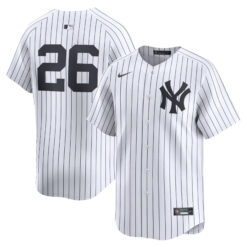 DJ LeMahieu New York Yankees White Home Limited Jersey - All Stitched