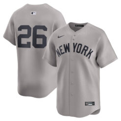 DJ LeMahieu New York Yankees Grey Road Limited Jersey - All Stitched