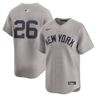DJ LeMahieu New York Yankees Grey Road Limited Jersey - All Stitched