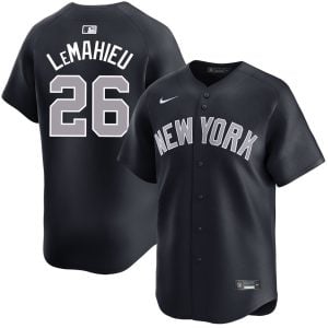 DJ LeMahieu New York Yankees Navy Alternate Limited Jersey - All Stitched