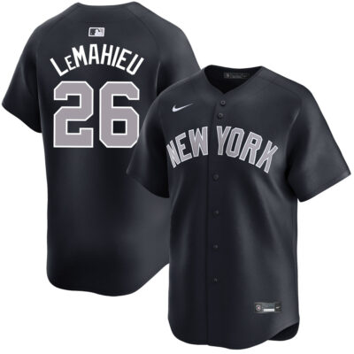 DJ LeMahieu New York Yankees Navy Alternate Limited Jersey - All Stitched