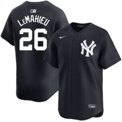 DJ LeMahieu New York Yankees Navy 2nd Alternate Limited Jersey - All Stitched