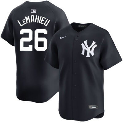 DJ LeMahieu New York Yankees Navy 2nd Alternate Limited Jersey - All Stitched