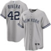Mariano Rivera New York Yankees Grey Alternate Jersey - All Stitched
