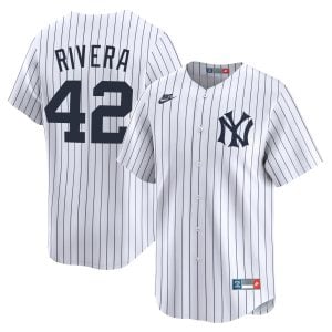 Mariano Rivera New York Yankees White Cooperstown Collection Jersey - All Stitched