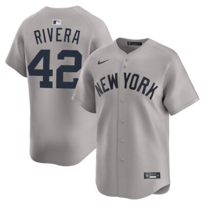 Mariano Rivera New York Yankees Grey Road Limited Jersey - All Stitched