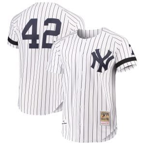 Mariano Rivera New York Yankees White Throwback Jersey - All Stitched