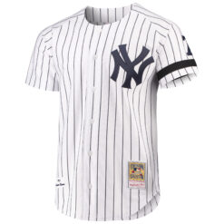 Alternative view of Mariano Rivera New York Yankees White Throwback Jersey - All Stitched