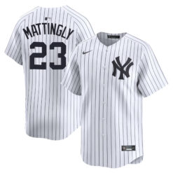 Don Mattingly New York Yankees White Home Limited Jersey - All Stitched
