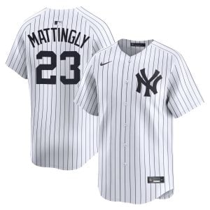Don Mattingly New York Yankees White Home Limited Jersey - All Stitched