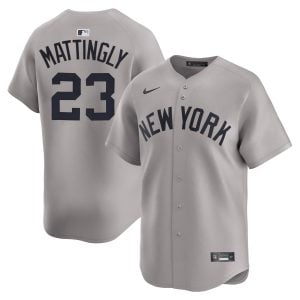 Don Mattingly New York Yankees Grey Road Limited Jersey - All Stitched