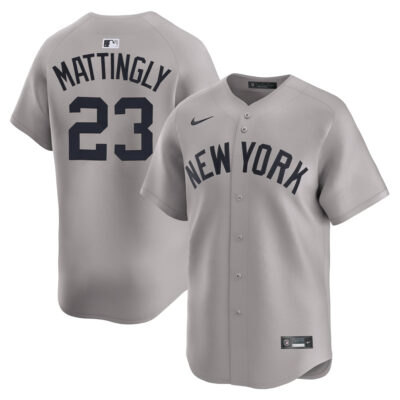 Don Mattingly New York Yankees Grey Road Limited Jersey - All Stitched