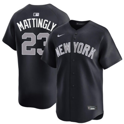 Don Mattingly New York Yankees Navy Alternate Limited Jersey - All Stitched