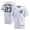 Don Mattingly New York Yankees White Cooperstown Collection Jersey - All Stitched