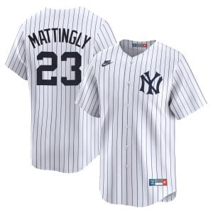 Don Mattingly New York Yankees White Cooperstown Collection Jersey - All Stitched