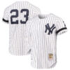 Don Mattingly New York Yankees White Cooperstown Collection Jersey - All Stitched