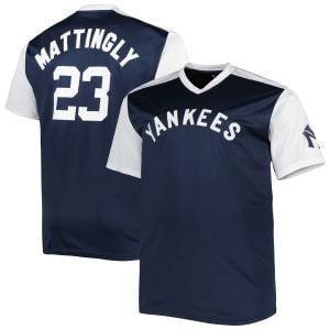 Don Mattingly New York Yankees Navy White Cooperstown Collection Jersey - All Stitched